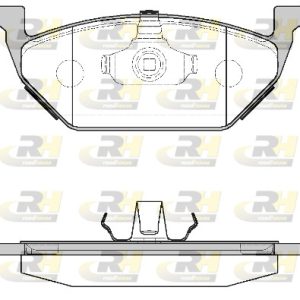 Placute frana SKODA ROOMSTER (5J7) 1.2 TDI diesel 75 cai ROADHOUSE 2633.00