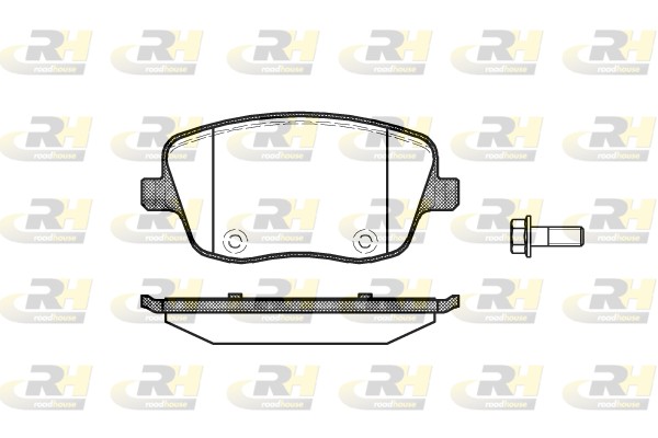 Placute frana SKODA ROOMSTER Praktik (5J) 1.4 TDI diesel 70 cai ROADHOUSE 2775.00