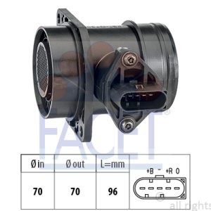 Senzor debit aer SKODA ROOMSTER (5J7) 1.9 TDI diesel 105 cai FACET 10.1509