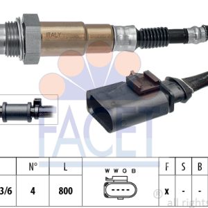 Sonda Lambda SKODA KAROQ (NU7, ND7) 1.5 TSI benzina 150 cai FACET 10.8354