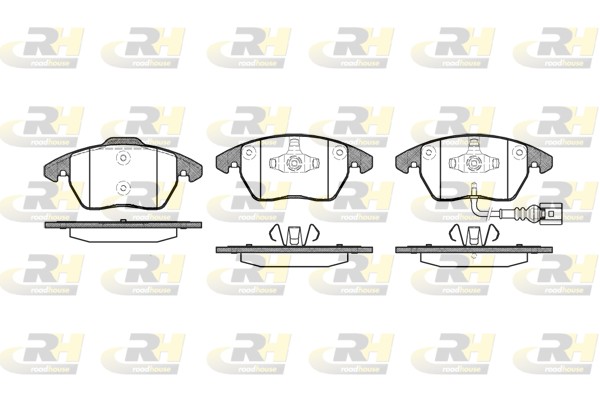 Placute frana SKODA RAPID Spaceback (NH1) 1.4 TSI benzina 122 cai ROADHOUSE 21030.01