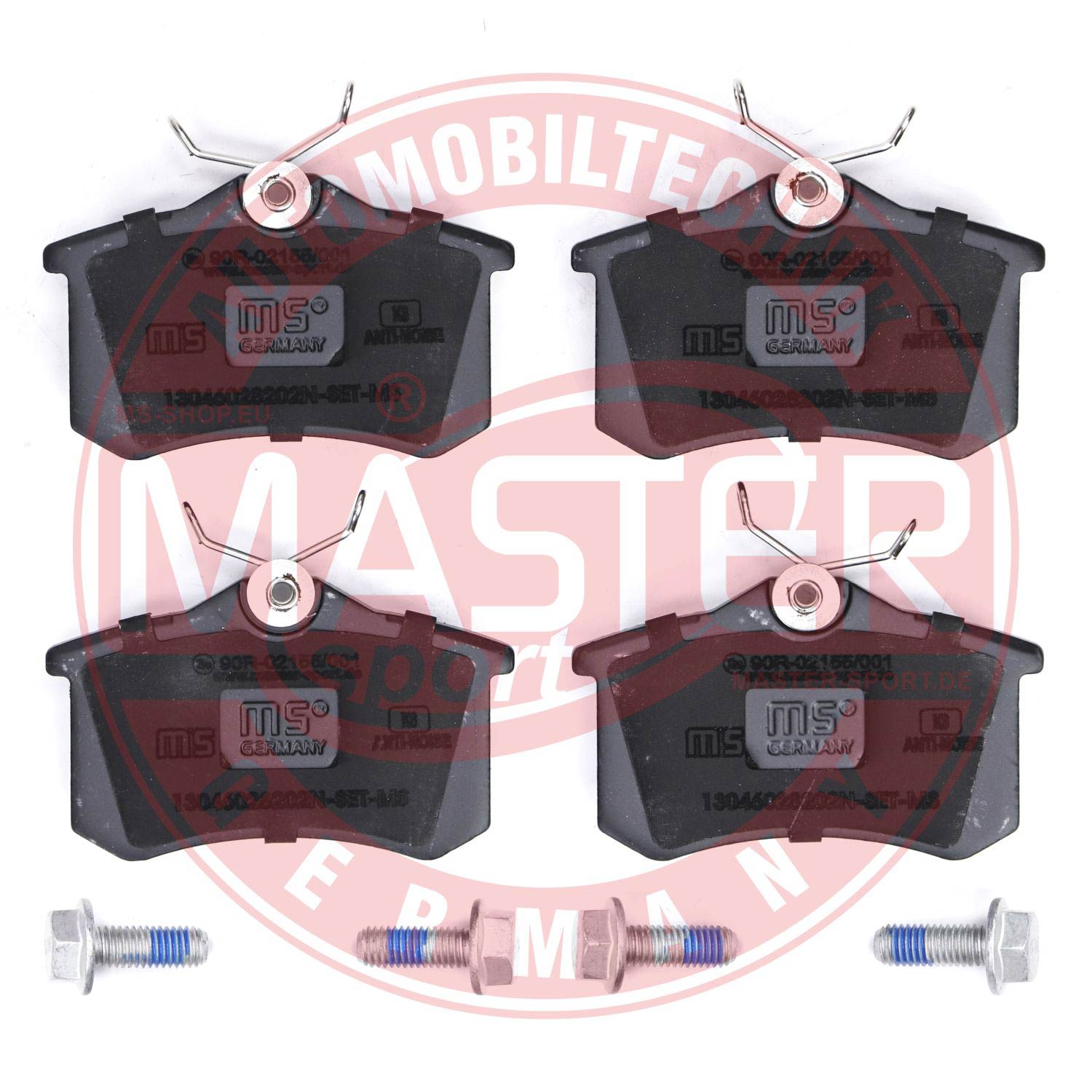 Placute frana SKODA ROOMSTER Praktik (5J) 1.4 benzina 86 cai MASTERSPORT GERMANY 13046028202N-SET-MS