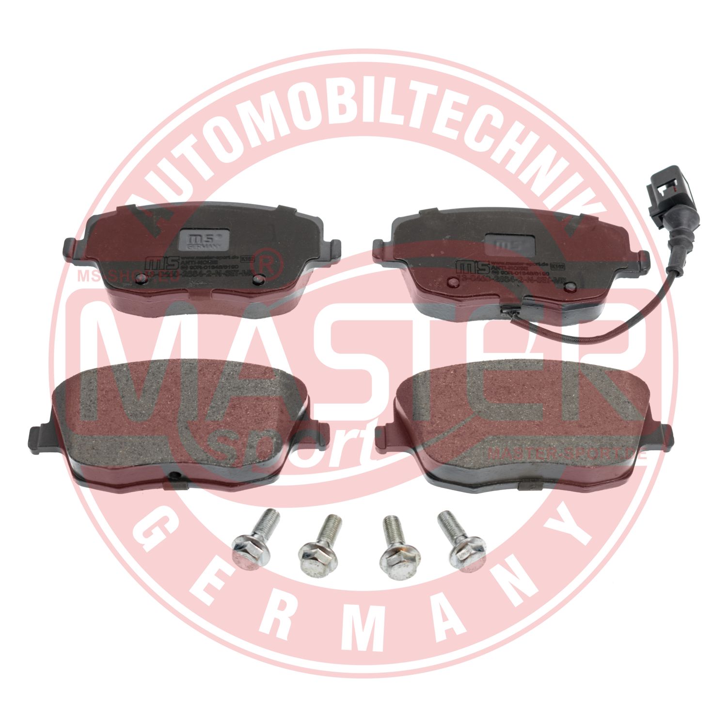 Placute frana SKODA ROOMSTER (5J7) 1.6 benzina 105 cai MASTERSPORT GERMANY 13046028842N-SET-MS
