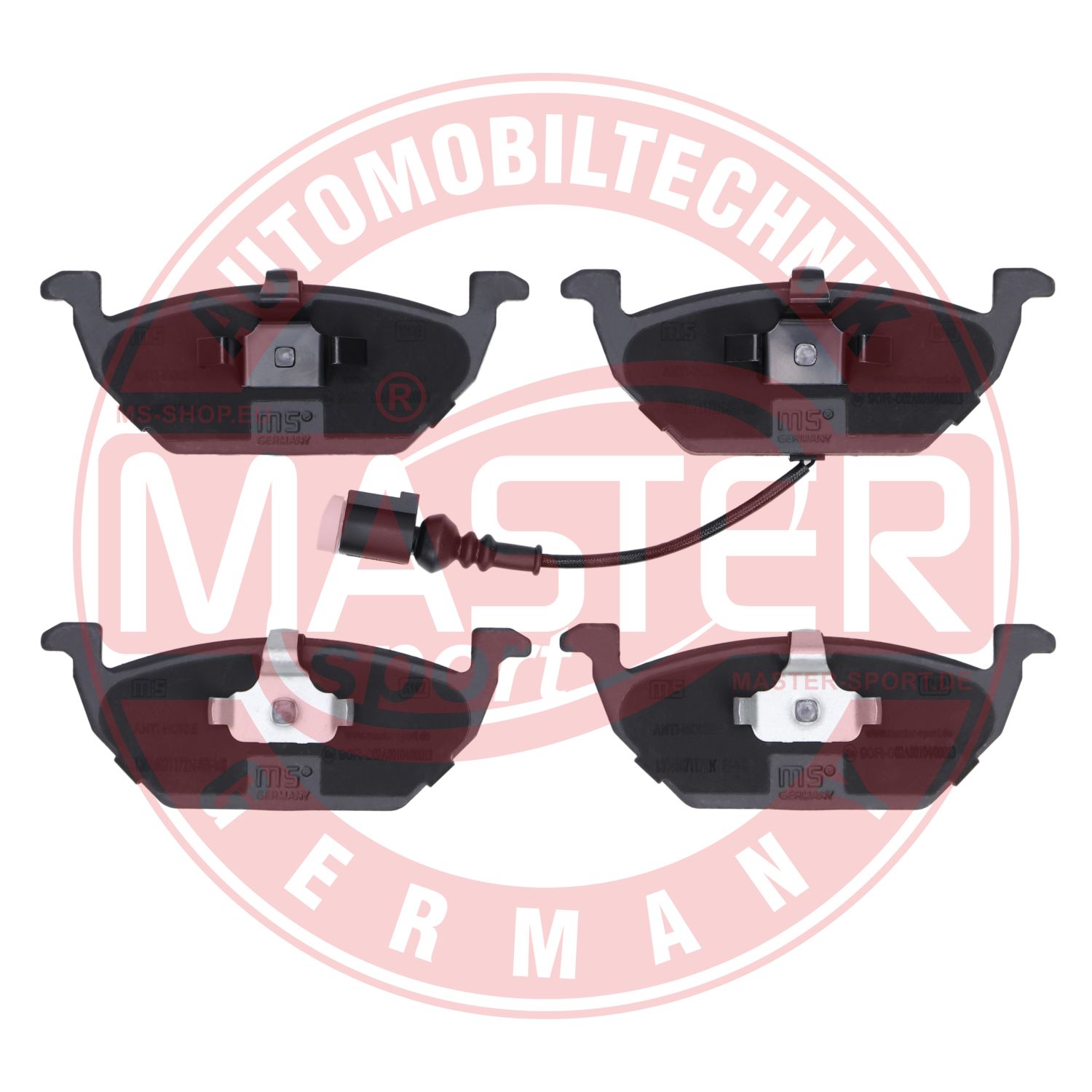 Placute frana SKODA ROOMSTER (5J7) 1.4 benzina 86 cai MASTERSPORT GERMANY 13046071172N-SET-MS