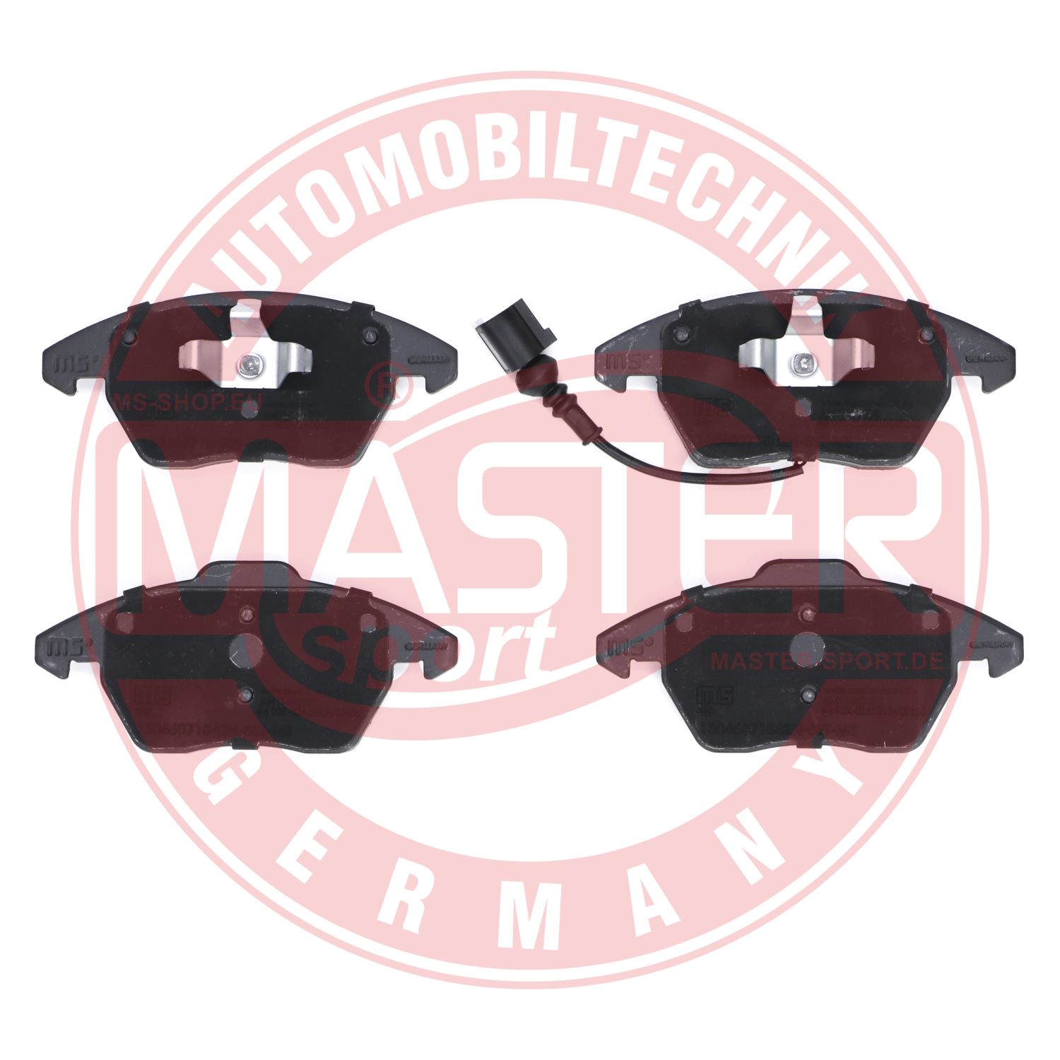 Placute frana SKODA ROOMSTER Praktik (5J) 1.2 benzina 70 cai MASTERSPORT GERMANY 13046071842N-SET-MS