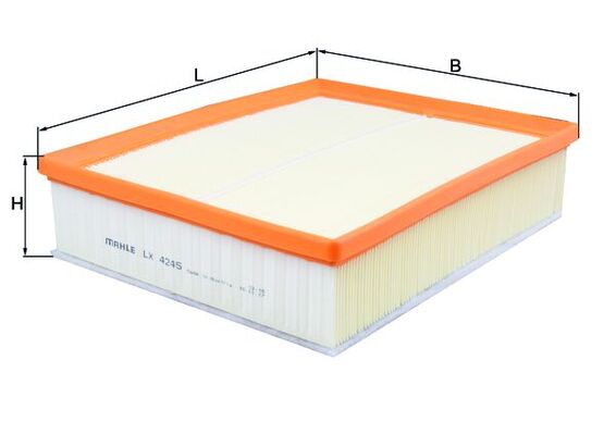 Filtru aer SKODA RAPID (NH3, NK3, NK6) 1.6 TDI diesel 115 cai KNECHT LX 4245