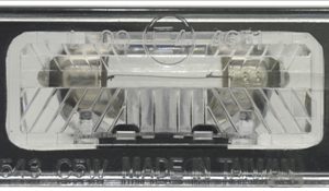 Iluminare numar de circulatie SKODA ROOMSTER (5J7) 1.6 benzina 105 cai TYC 15-0543-00-2