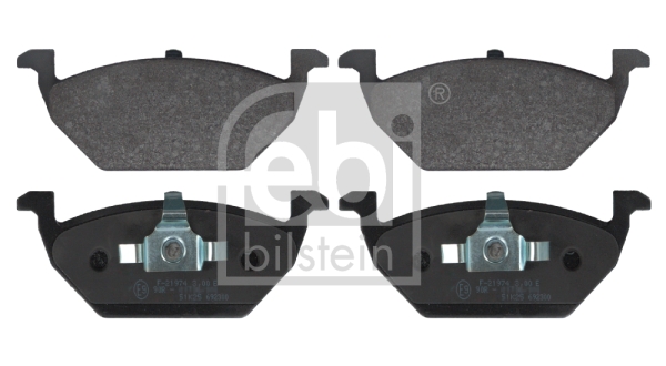 Placute frana SKODA RAPID Spaceback (NH1) 1.6 TDI diesel 115 cai FEBI BILSTEIN 16328