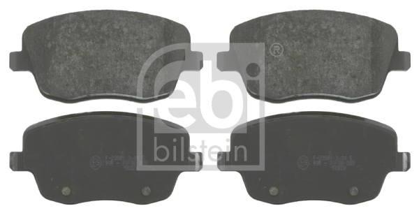 Placute frana SKODA ROOMSTER (5J7) 1.9 TDI diesel 105 cai FEBI BILSTEIN 16484