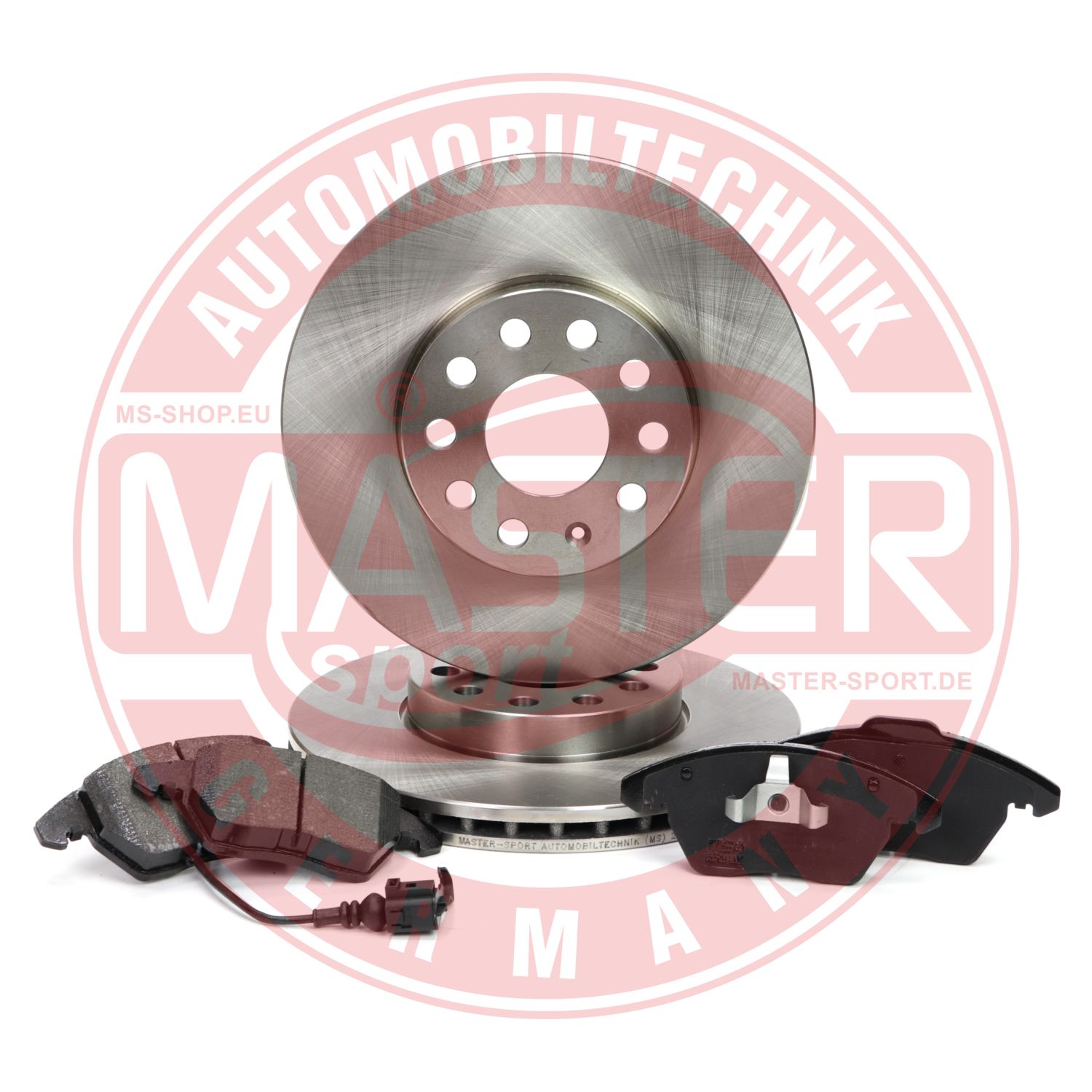 Set frana frana disc SKODA YETI (5L) 2.0 TDI diesel 150 cai MASTERSPORT GERMANY 202501450