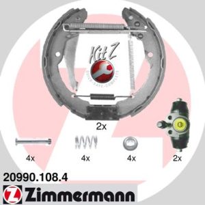 Set saboti frana SKODA ROOMSTER Praktik (5J) 1.2 TDI diesel 75 cai ZIMMERMANN 20990.108.4