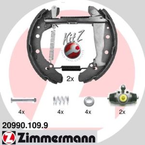 Set saboti frana SKODA ROOMSTER Praktik (5J) 1.2 benzina 70 cai ZIMMERMANN 20990.109.9