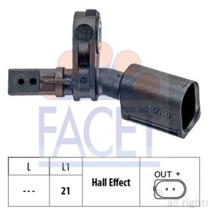 Senzor turatie roata SKODA ROOMSTER Praktik (5J) 1.4 benzina 86 cai FACET 21.0010