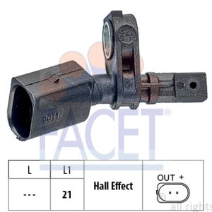 Senzor turatie roata SKODA RAPID (NH3, NK3, NK6) 1.6 TDI diesel 90 cai FACET 21.0011