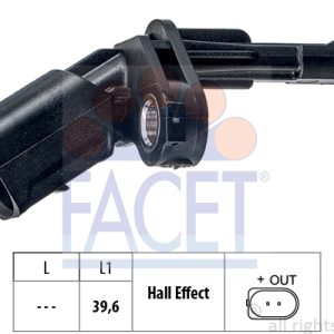 Senzor turatie roata SKODA YETI (5L) 1.4 TSI benzina 122 cai FACET 21.0175