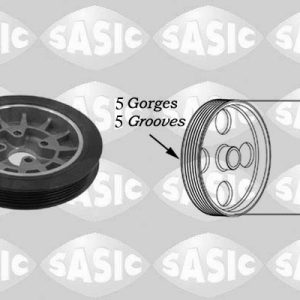 Fulie curea arbore cotit SKODA YETI (5L) 1.8 TSI 4x4 benzina 152 cai SASIC 2156007