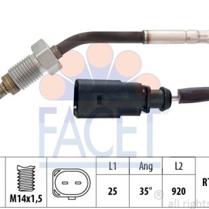 Senzor temperatura gaze evacuare SKODA ROOMSTER Praktik (5J) 1.2 TDI diesel 75 cai FACET 22.0103