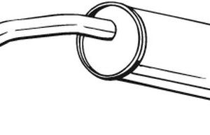 Toba esapament finala SKODA ROOMSTER Praktik (5J) 1.4 TDI diesel 70 cai BOSAL 278-717