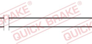 Furtun frana SKODA YETI (5L) 2.0 TDI 4x4 diesel 140 cai QUICK BRAKE 25.060