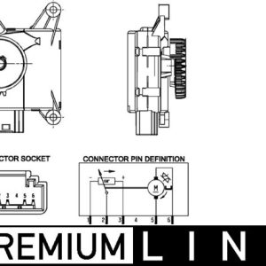 Element de reglare clapeta carburator SKODA ROOMSTER Praktik (5J) 1.4 TDI diesel 80 cai MAHLE ORIGINAL AA 16 000P