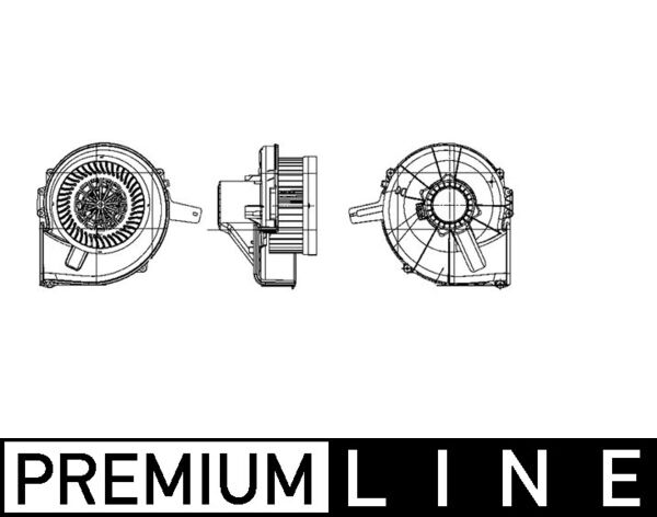 Ventilator habitaclu SKODA ROOMSTER Praktik (5J) 1.4 TDI diesel 70 cai MAHLE ORIGINAL AB 21 000P