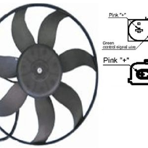 Ventilator radiator SKODA YETI (5L) 2.0 TDI 4x4 diesel 140 cai MAHLE ORIGINAL CFF 187 001S