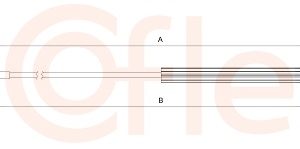 Cablu transmisie manuala SKODA ROOMSTER (5J7) 1.2 benzina 70 cai COFLE 2CB.VK003
