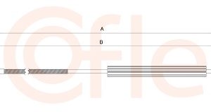 Cablu transmisie manuala SKODA ROOMSTER (5J7) 1.9 TDI diesel 105 cai COFLE 2CB.VK005