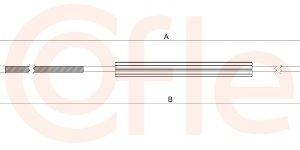 Cablu transmisie manuala SKODA ROOMSTER (5J7) 1.6 TDI diesel 105 cai COFLE 2CB.VK006