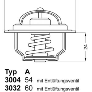 Termostat lichid racire SKODA RAPID (120G, 130G, 135G) 1.2 (120G) benzina 58 cai WAHLER 3032.80