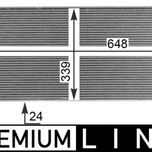 Radiator racire motor SKODA ROOMSTER Praktik (5J) 1.6 TDI diesel 90 cai MAHLE ORIGINAL CR 2082 000P