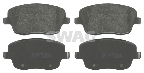 Placute frana SKODA ROOMSTER (5J7) 1.9 TDI diesel 101 cai SWAG 30 91 6484