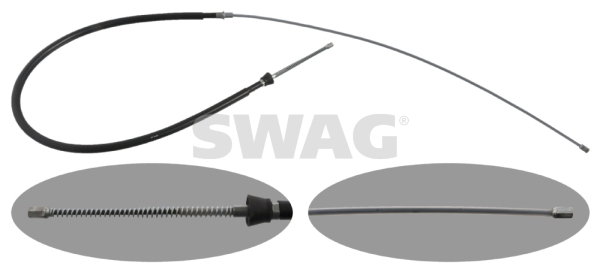 Cablu frana de parcare SKODA ROOMSTER (5J7) 1.4 TDI diesel 70 cai SWAG 30 94 8331