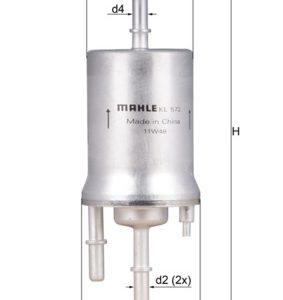 Filtru combustibil SKODA RAPID (NH3, NK3, NK6) 1.2 TSI benzina 110 cai KNECHT KL 572