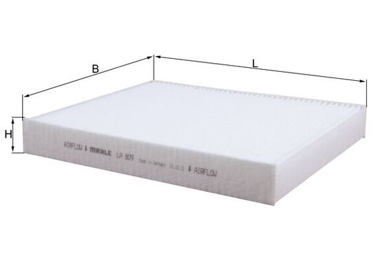 Filtru polen SKODA RAPID Spaceback (NH1) 1.6 TDI diesel 105 cai KNECHT LA 809