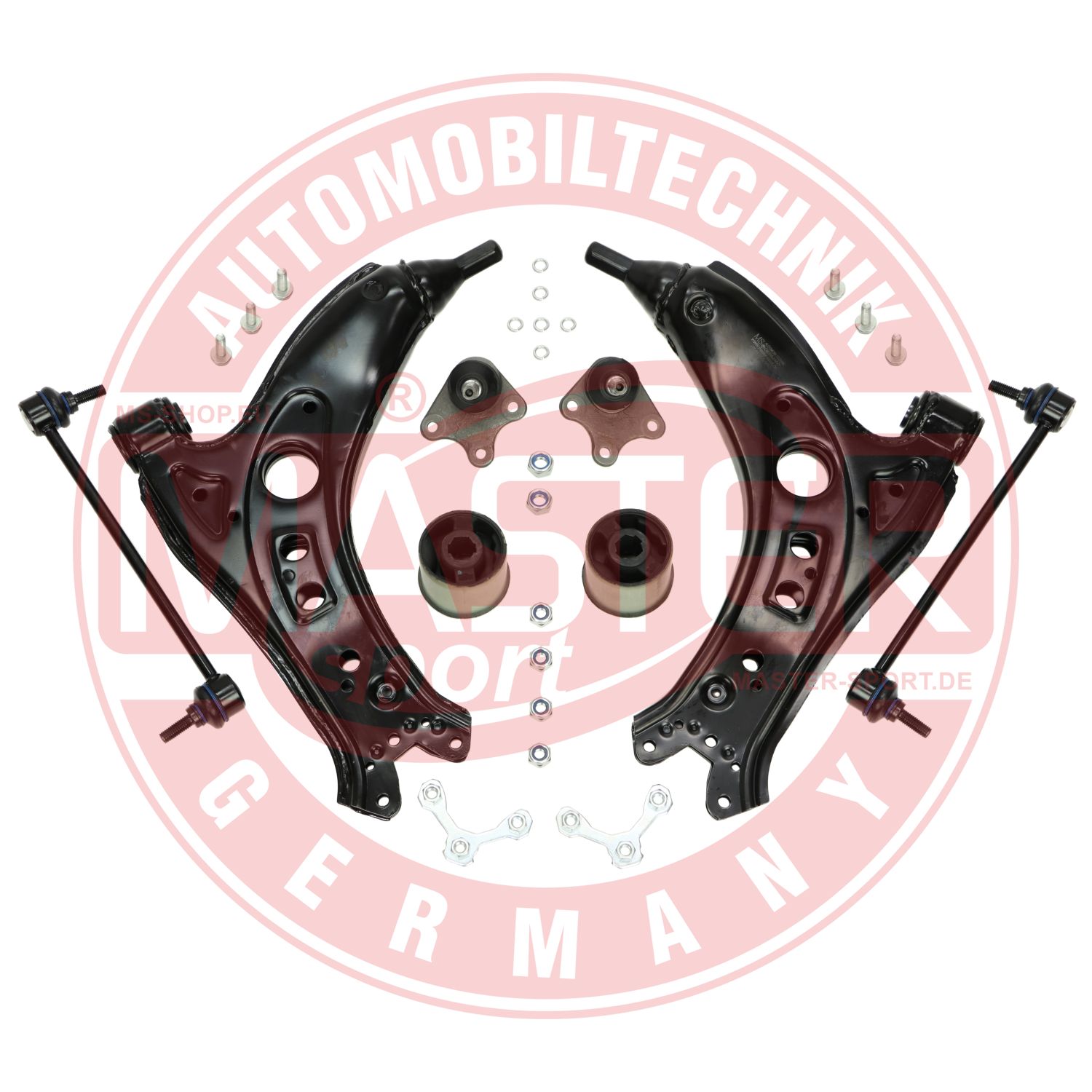 Set suspensie roata SKODA ROOMSTER (5J7) 1.9 TDI diesel 101 cai MASTERSPORT GERMANY 36808/2-SET-MS