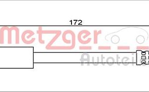 Furtun frana SKODA SCALA (NW1) 1.6 TDI diesel 116 cai METZGER 4112029