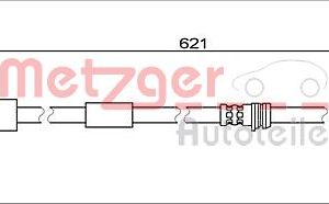 Furtun frana SKODA SCALA (NW1) 1.0 TSI benzina 116 cai METZGER 4112032