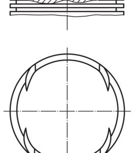Piston SKODA RAPID (NH3, NK3, NK6) 1.2 benzina 75 cai MAHLE ORIGINAL 028 PI 00120 002