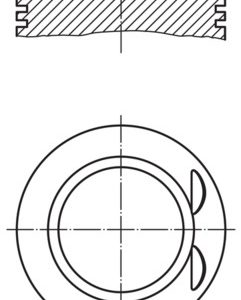 Piston SKODA RAPID Spaceback (NH1) 1.0 TSI benzina 110 cai MAHLE ORIGINAL 028 PI 00145 002