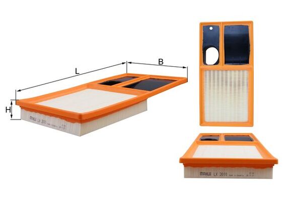 Filtru aer SKODA ROOMSTER (5J7) 1.6 benzina 105 cai KNECHT LX 2010