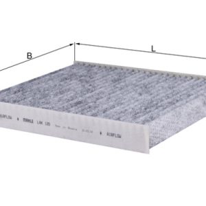 Filtru polen SKODA ROOMSTER Praktik (5J) 1.2 benzina 70 cai MAHLE ORIGINAL LAK 120