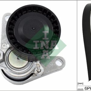 Set curea transmisie cu caneluri SKODA SCALA (NW1) 1.6 TDI diesel 116 cai INA 529 0367 10
