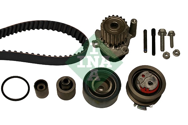 Set pompa apa + curea dintata SKODA YETI (5L) 2.0 TDI 4x4 diesel 170 cai INA 530 0503 30