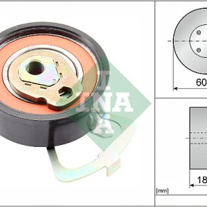 Rola intinzator curea distributie SKODA ROOMSTER Praktik (5J) 1.4 benzina 86 cai INA 531 0339 10