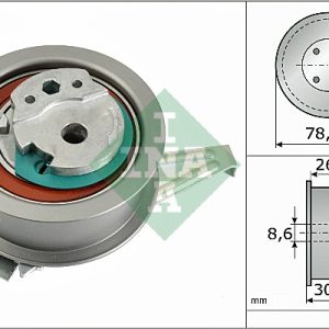 Rola intinzator curea distributie SKODA RAPID (NH3, NK3, NK6) 1.6 TDI diesel 115 cai INA 531 0894 10