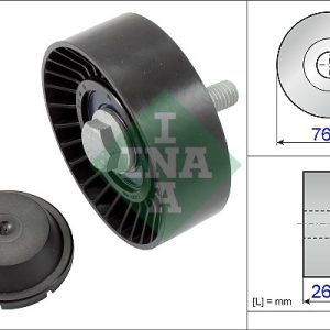 Rola ghidare / conducere curea transmisie SKODA RAPID (NH3, NK3, NK6) 1.2 TSI benzina 105 cai INA 532 0632 10