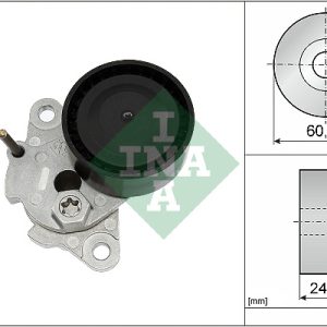 Intinzator curea transmisie SKODA KAROQ (NU7, ND7) 2.0 TSI 4x4 benzina 190 cai INA 534 0510 10