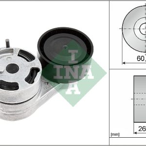 Intinzator curea transmisie SKODA KAROQ (NU7, ND7) 2.0 TSI 4x4 benzina 190 cai INA 534 0938 10