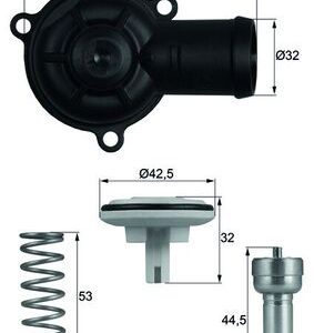 Termostat lichid racire SKODA RAPID Spaceback (NH1) 1.2 benzina 75 cai MAHLE ORIGINAL TI 220 87D
